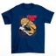Camiseta Básica Unissex Vinland Saga THORFINN-azul marinho