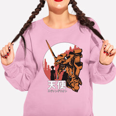 Moletom Gola Redonda Neon Genesis Evangelion Apocalipse