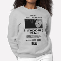Moletom Gola Redonda Jujutsu Kaisen Itadori Yuji