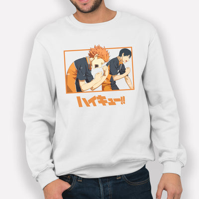 Moletom Gola Redonda Haikyuu!! Hinata Kageyama