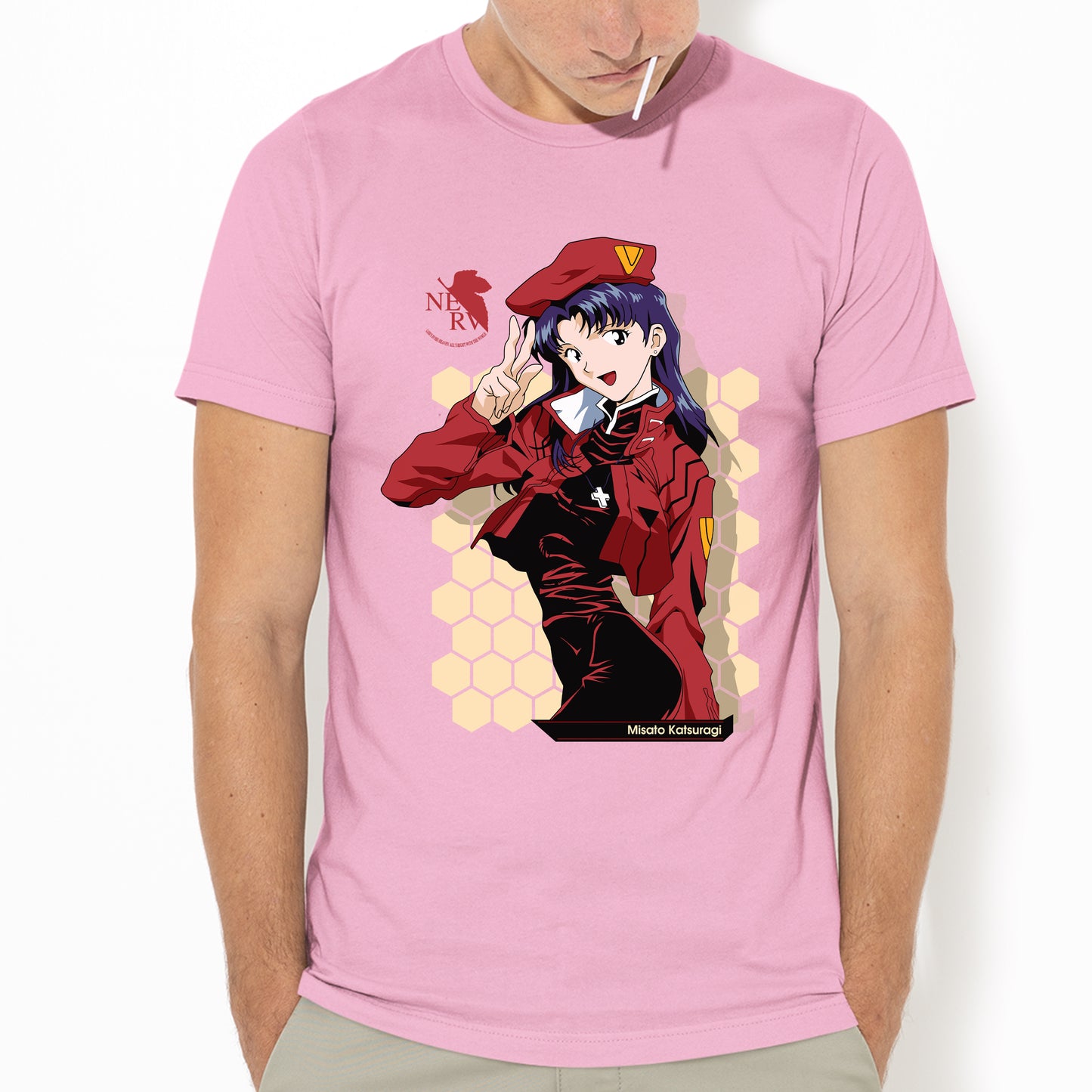 Camiseta Básica Misato Katsuragi Evangelion