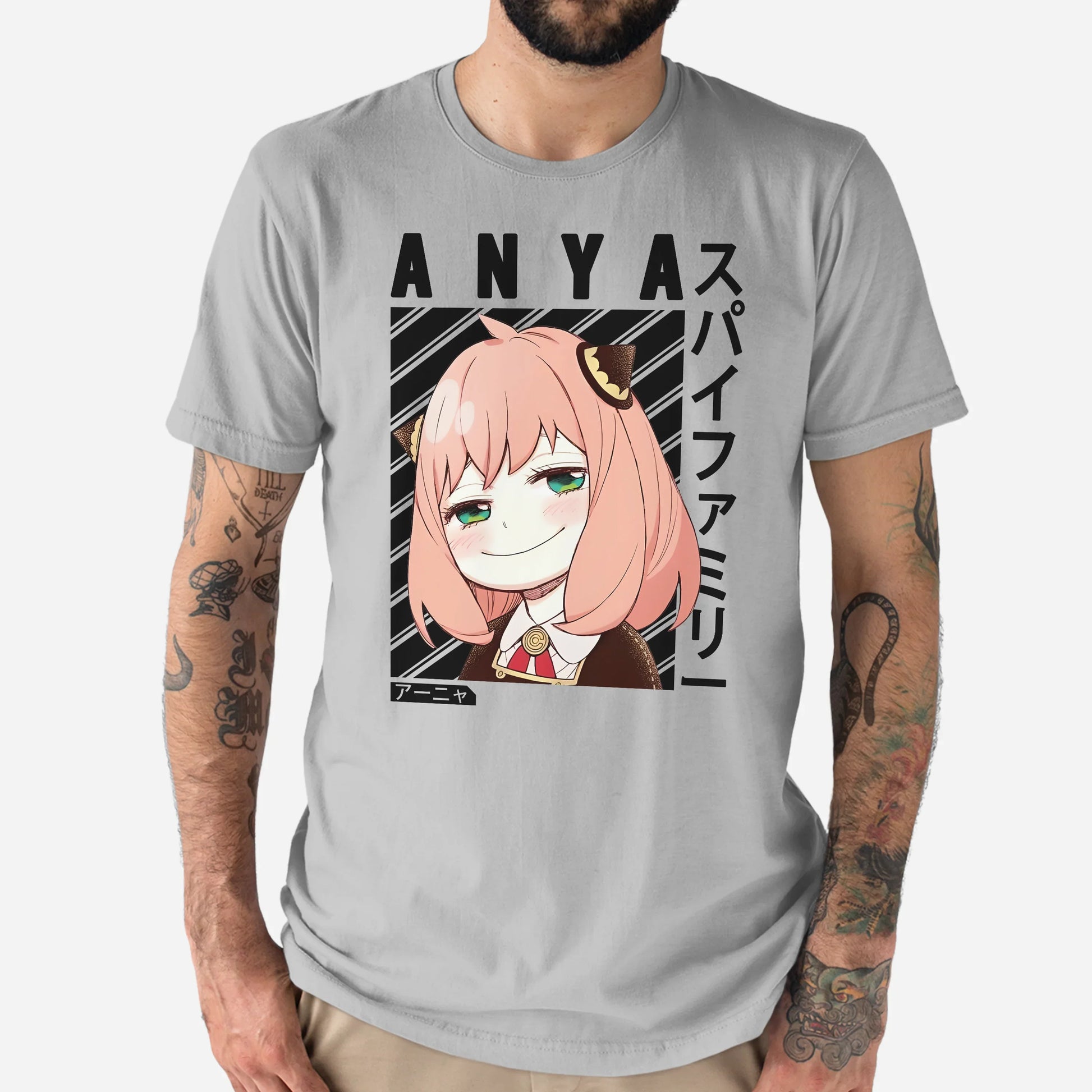 Camiseta Spy X Family Anya-cinza