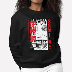 Moletom Gola Redonda Souichi Tsujii Junji Ito
