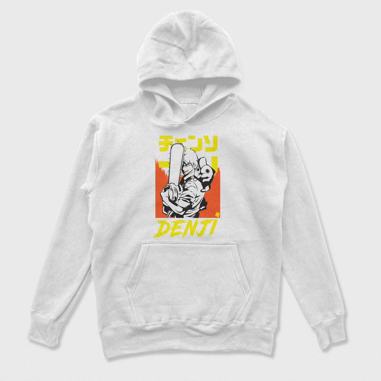 Moletom Canguru Anime Chainsaw Man Denji Graphic