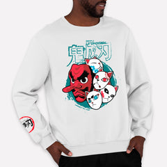 Moletom Gola Redonda Sakonji Urokodaki Demon Slayer