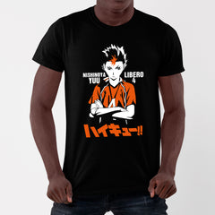 Camiseta Básica Nishinoya Yuu Haikyu!