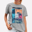 Camiseta Spy x Family Personagens-cinza