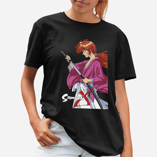 Camiseta Básica Rurouni Kenshin Samurai X