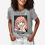Camiseta Anime Spy x Family Ursinho Anya Pelucia-cinza