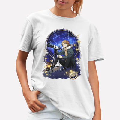 Camiseta Básica Tanizaki Junichirou Bungou Stray Dogs-branco