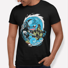 Camiseta Pokemon Squirtle Tanjiro