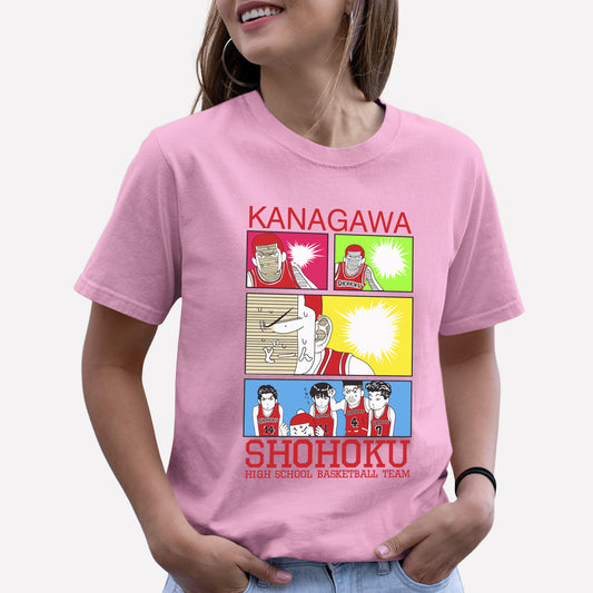 Camiseta Básica Kanagawa Slam Dunk