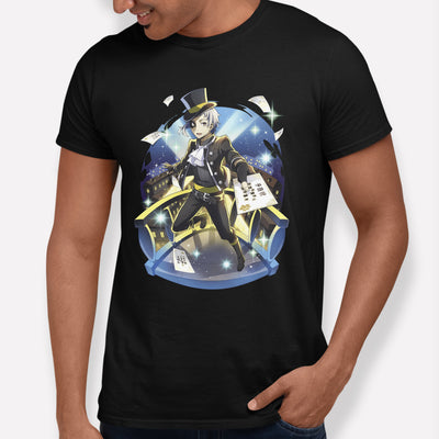 Camiseta Básica Nakajima Atsushi Bungou Stray Dogs-preto