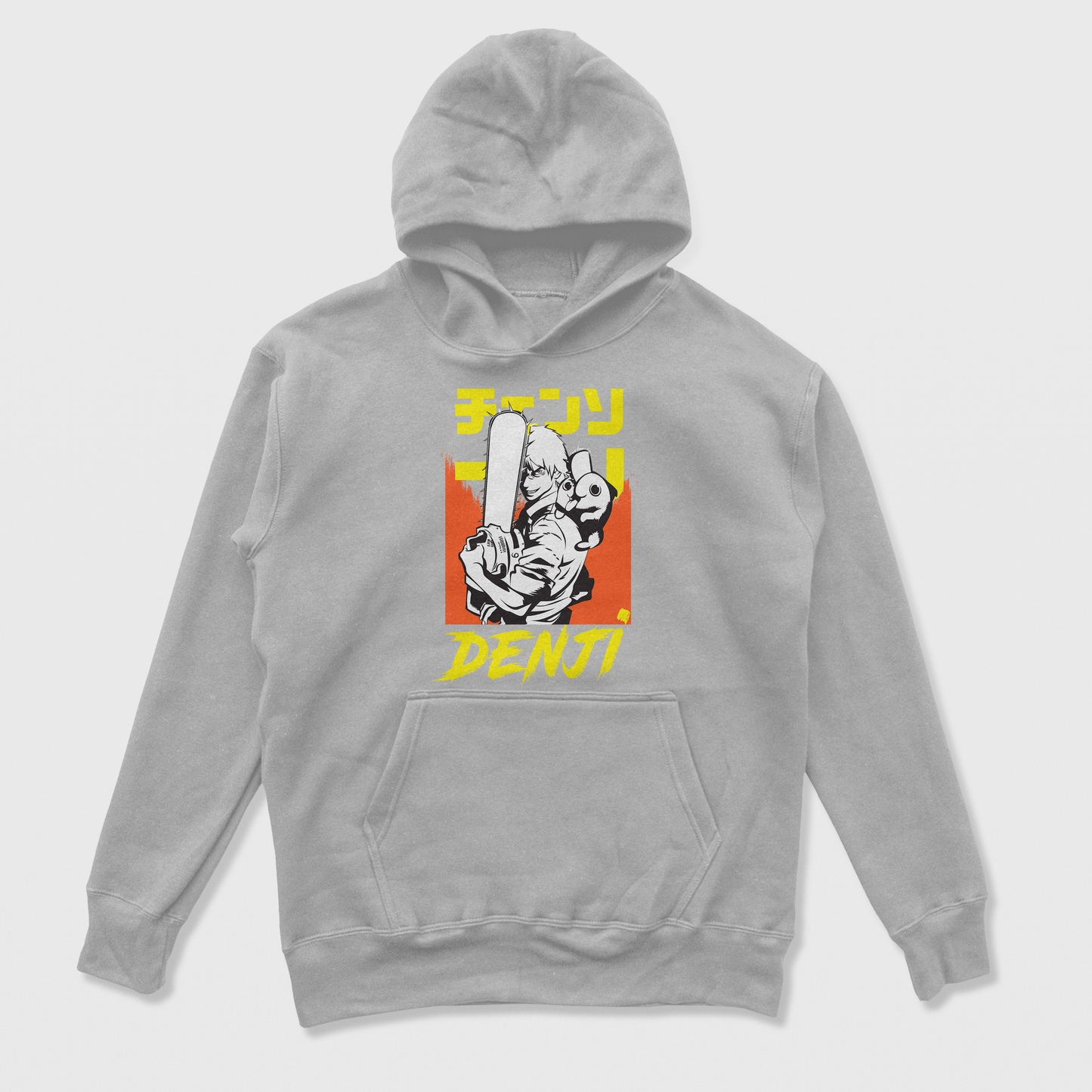 Moletom Canguru Anime Chainsaw Man Denji Graphic