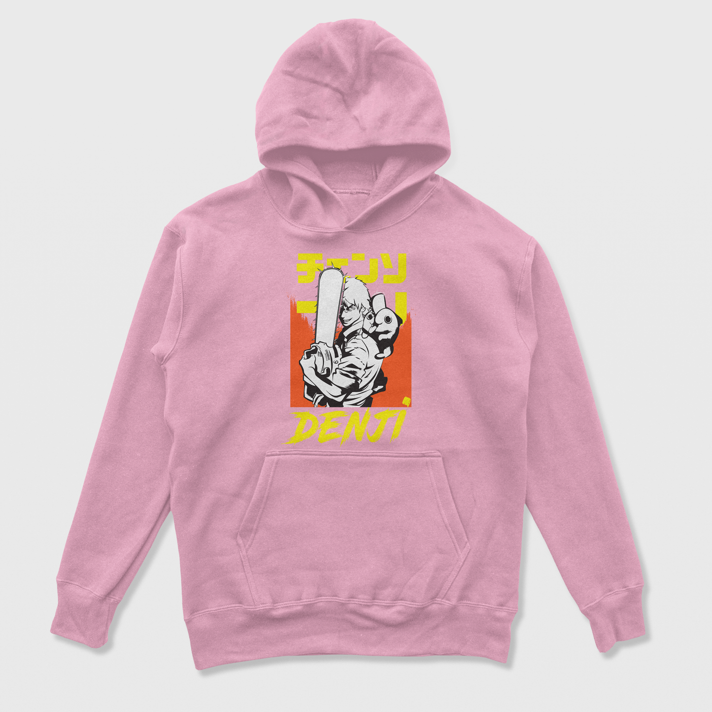 Moletom Canguru Anime Chainsaw Man Denji Graphic