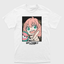 Camiseta Anime Spy x Family Ursinho Anya Pelucia-branco