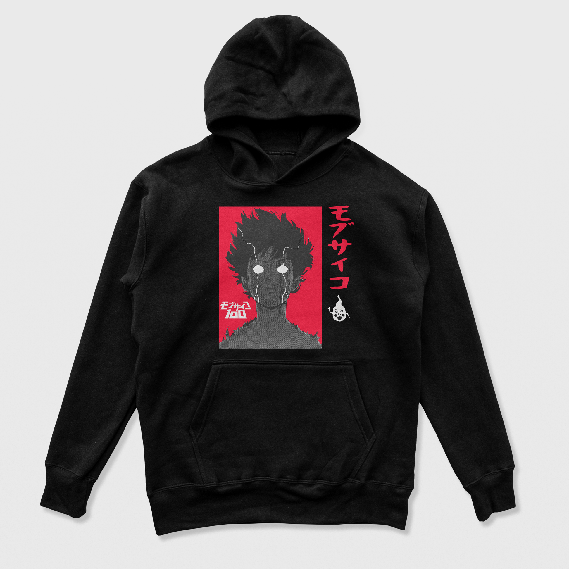 Moletom Canguru Anime Mob Psycho 100-preto