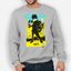 Moletom Gola Redonda Anime Mob Psycho 100 Power-cinza