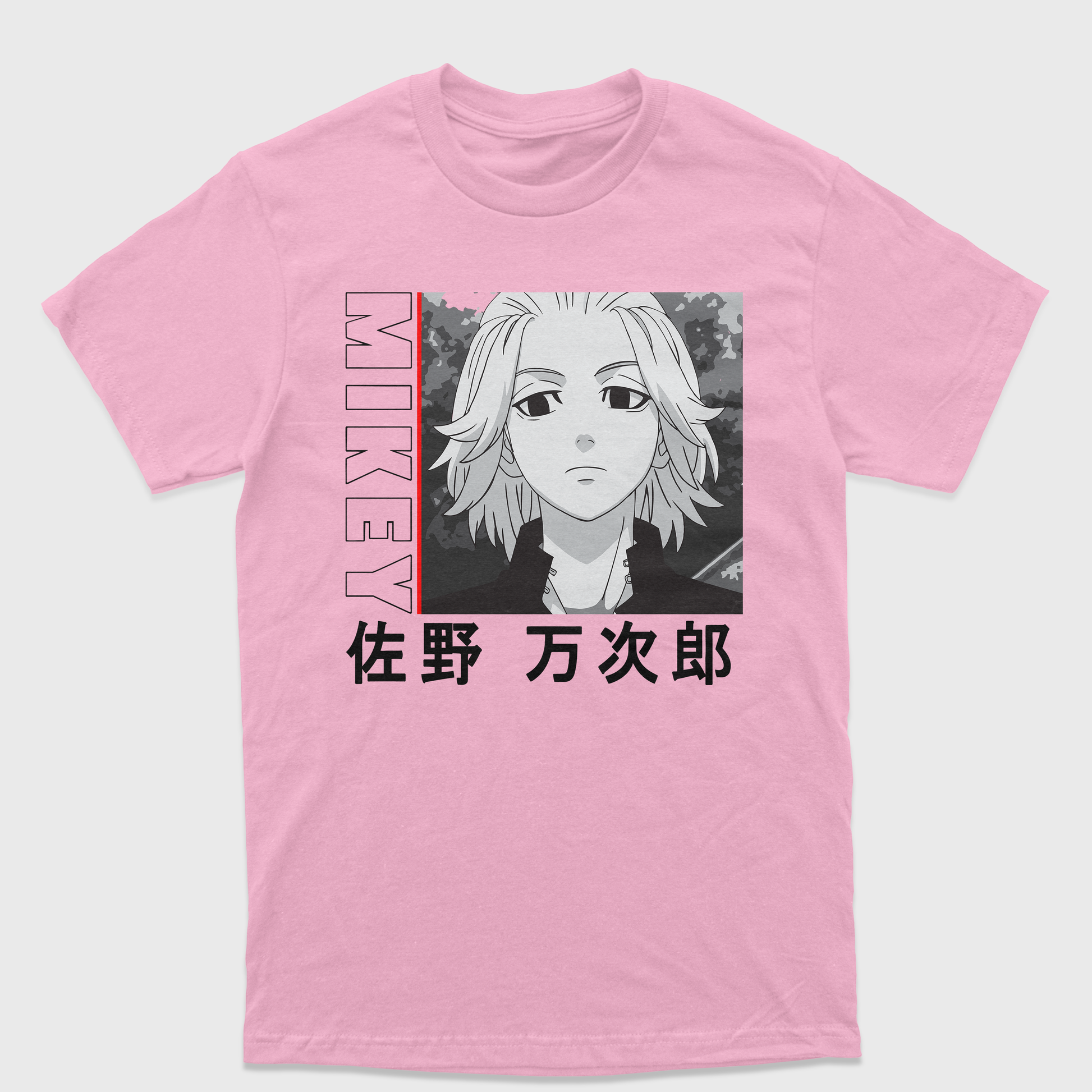 Camiseta Tokyo Revengers Mikey Rosa Bebê 