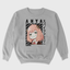 Moletom Gola Redonda Spy X Family Anya Cinza
