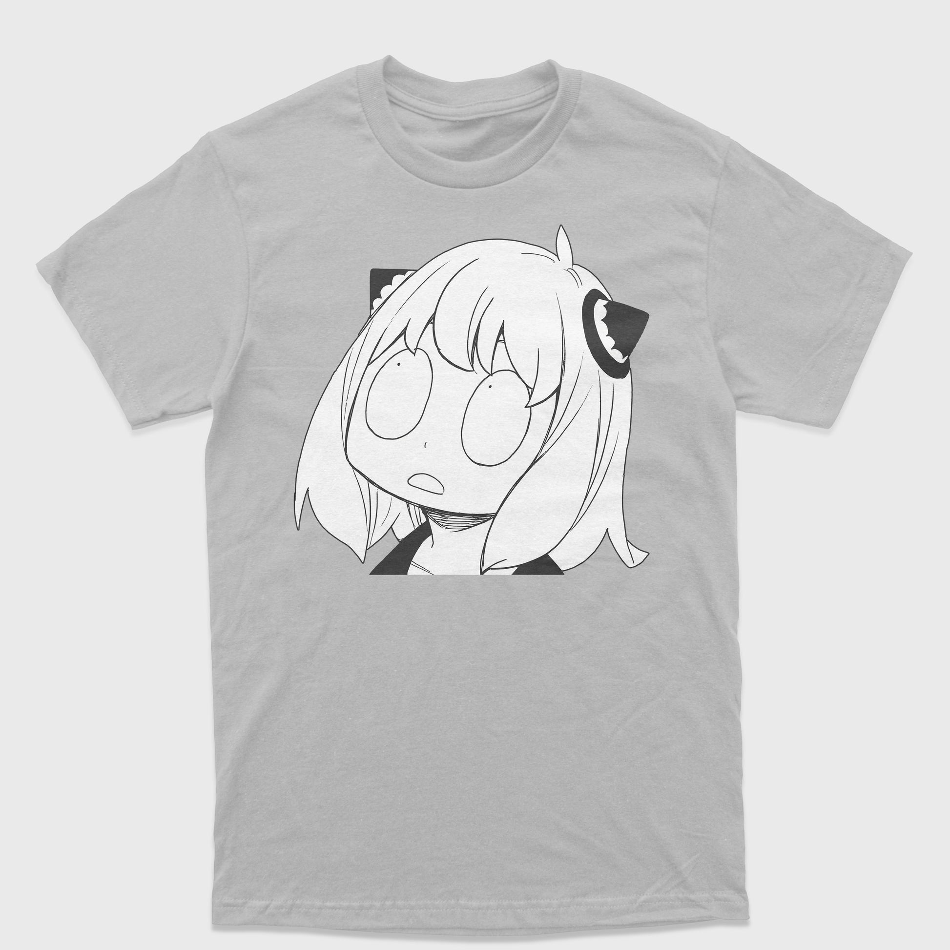 Camiseta Anya Spy x Family Anime-cinza