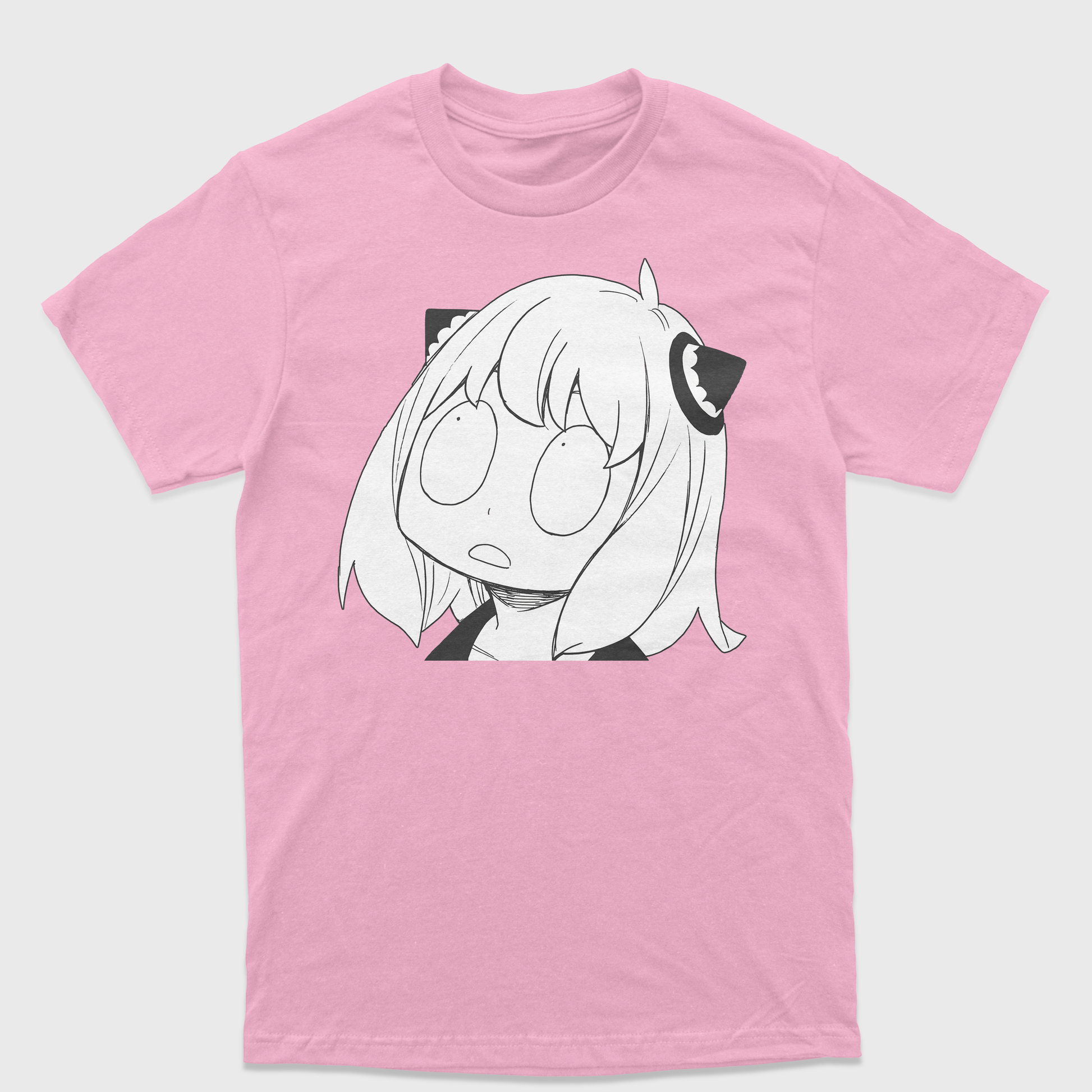 Camiseta Anya Spy x Family Anime-rosa bebe