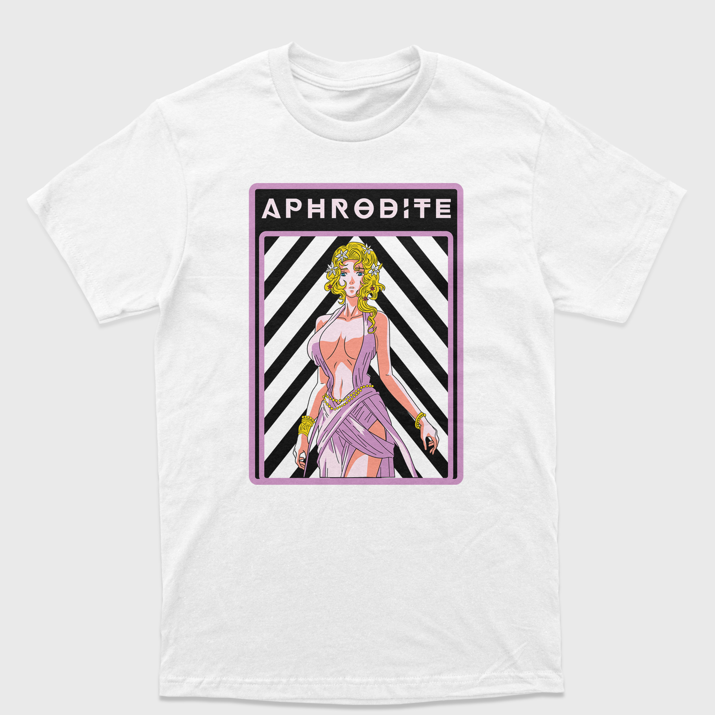 Camiseta Aphrodite Record Of Ragnarok-branco