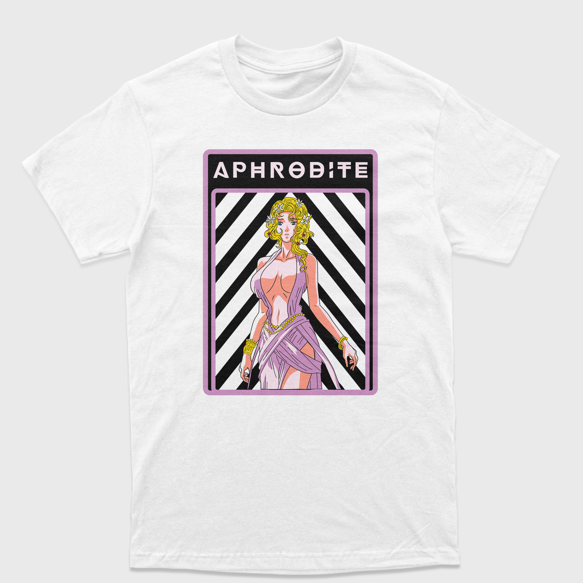 Camiseta Aphrodite Record Of Ragnarok-branco