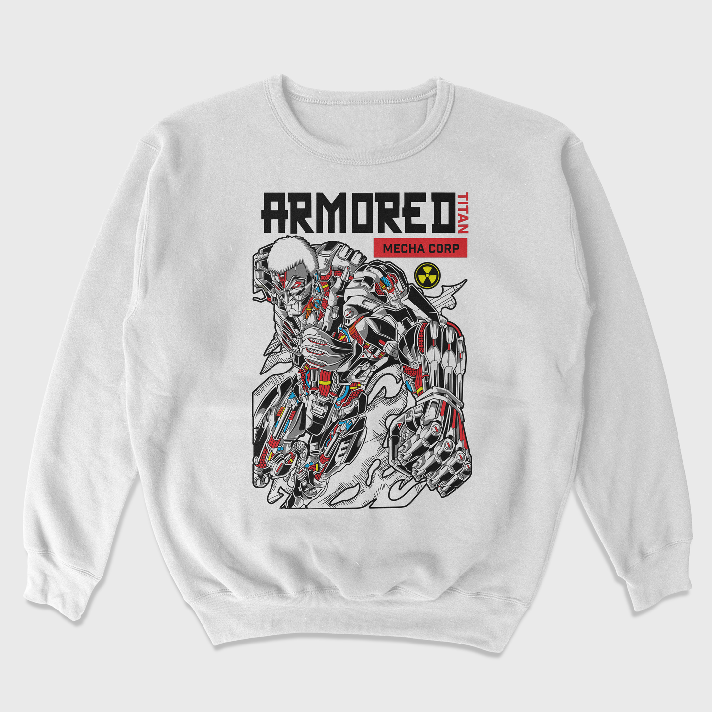 Moletom Gola Redonda Armored Attack On Titan