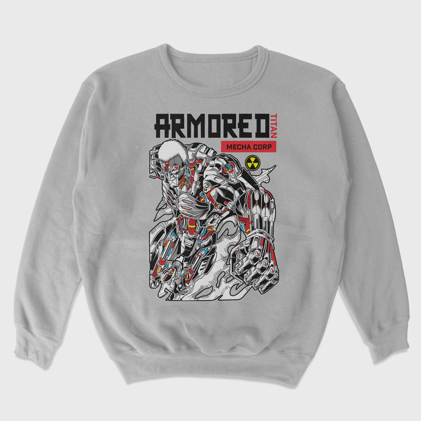 Moletom Gola Redonda Armored Attack On Titan