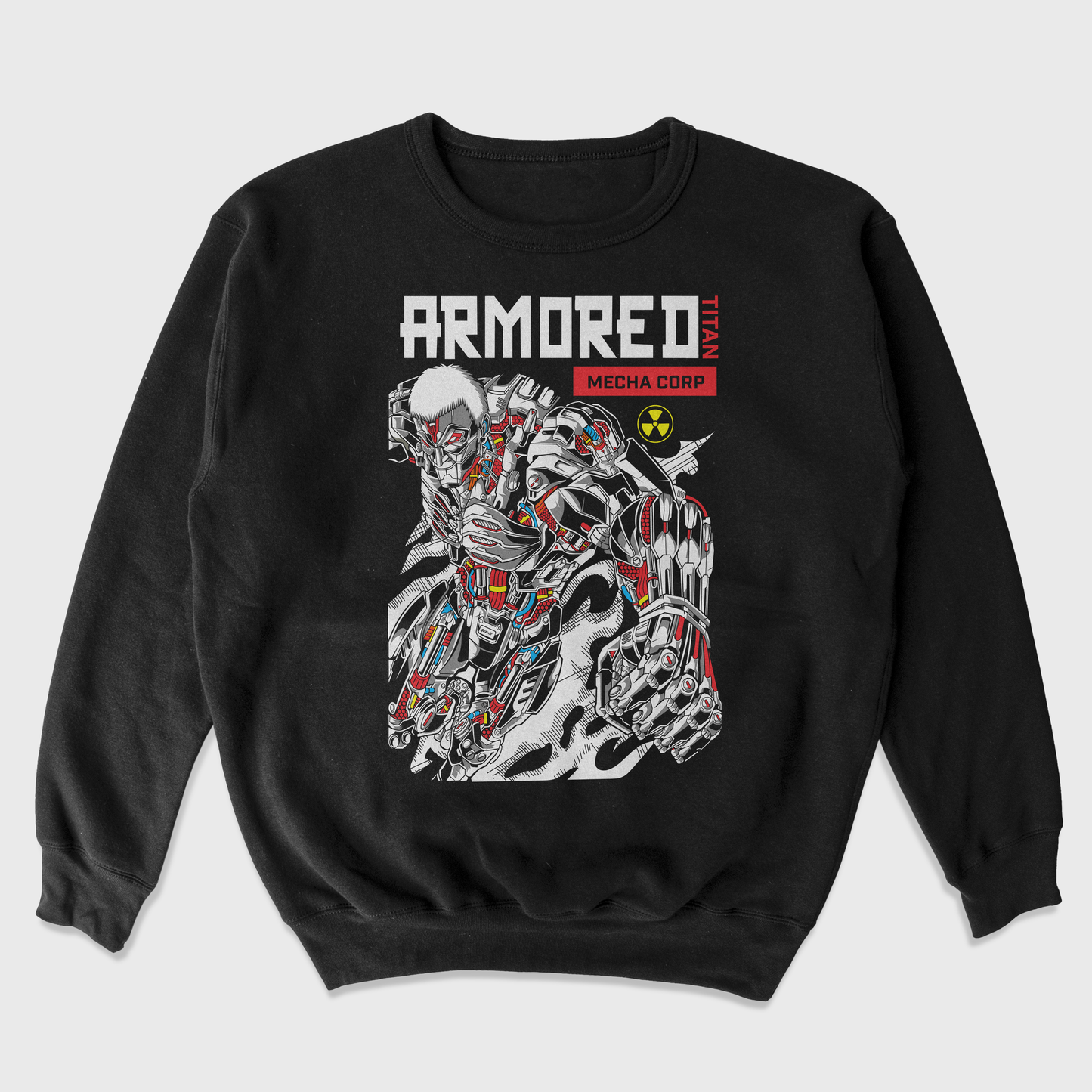 Moletom Gola Redonda Armored Attack On Titan