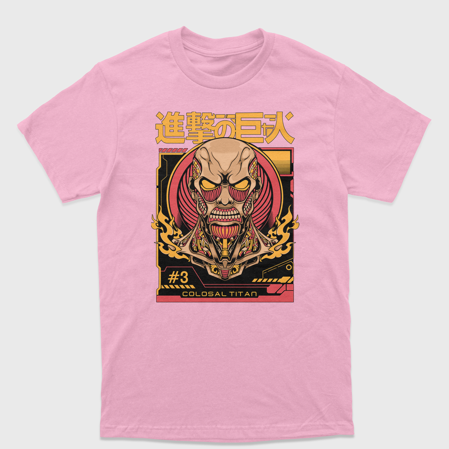 Camiseta Attack On Tiran Colosal Titan