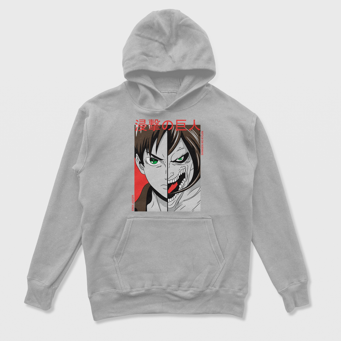 Moletom Canguru Attack On Titan Eren