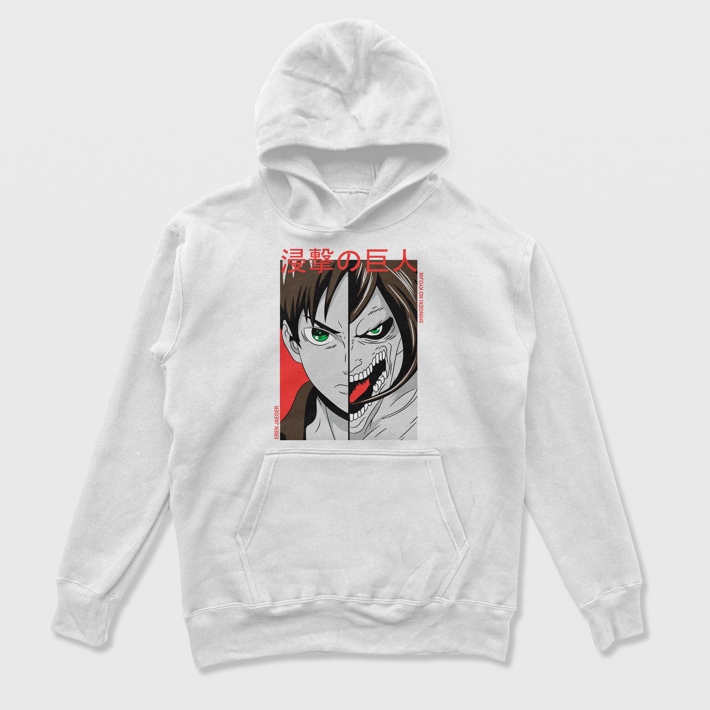 Moletom Canguru Attack On Titan Eren