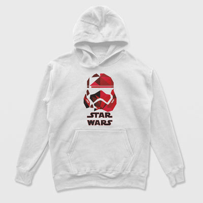 Moletom Canguru Stormtrooper Star Wars Branco