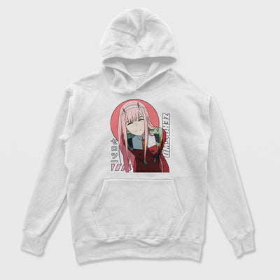 Moletom Canguru Darling The Franxx Zero Two