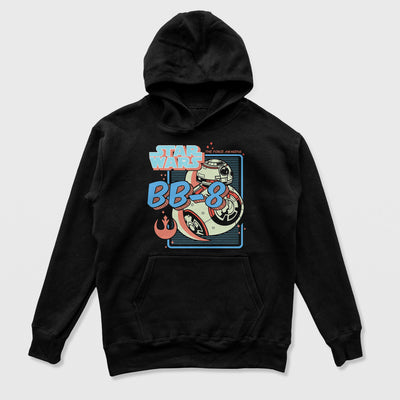 Moletom Canguru BB-8 Star Wars Preto