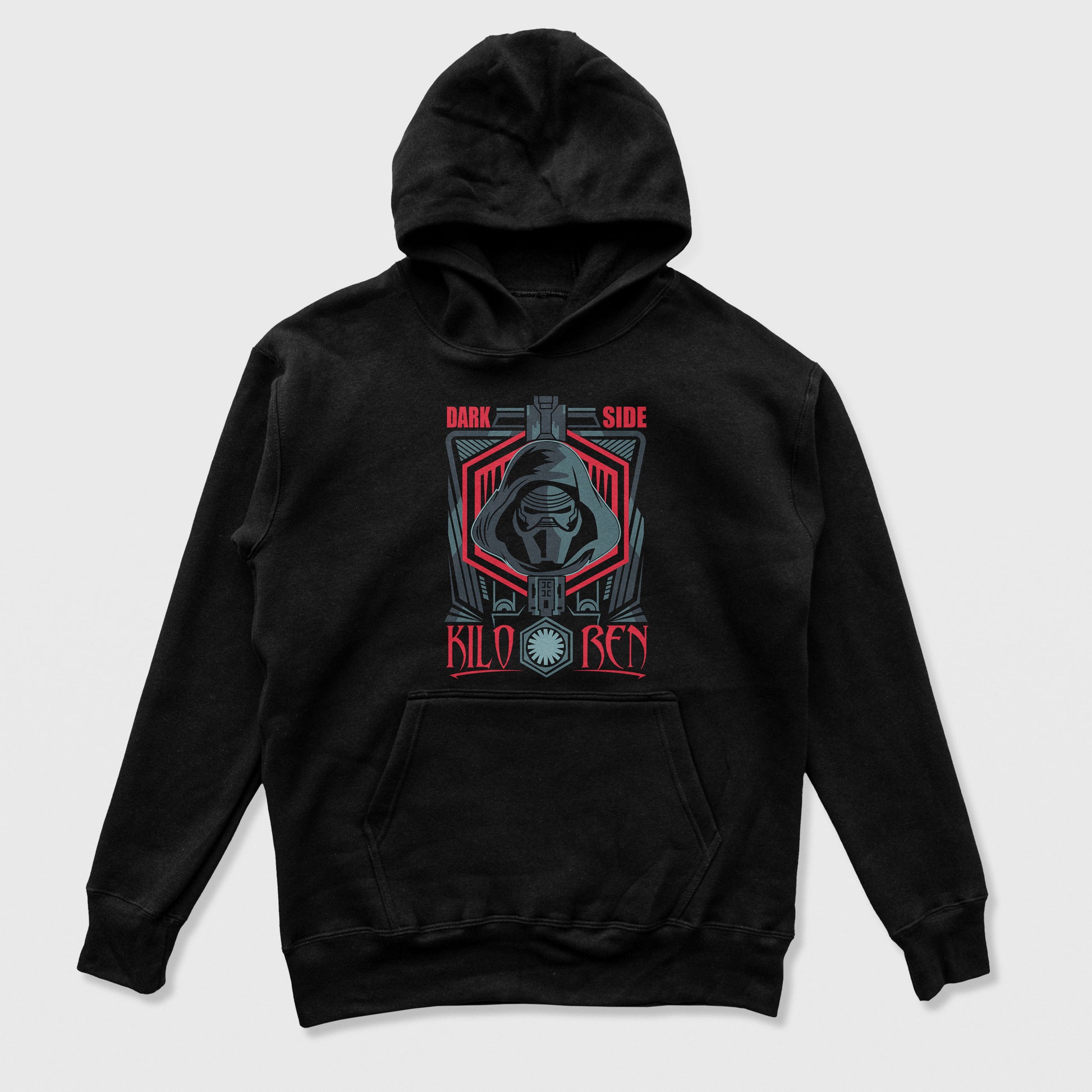 Moletom Canguru Kylo Ren Dark Side Star Wars Preto