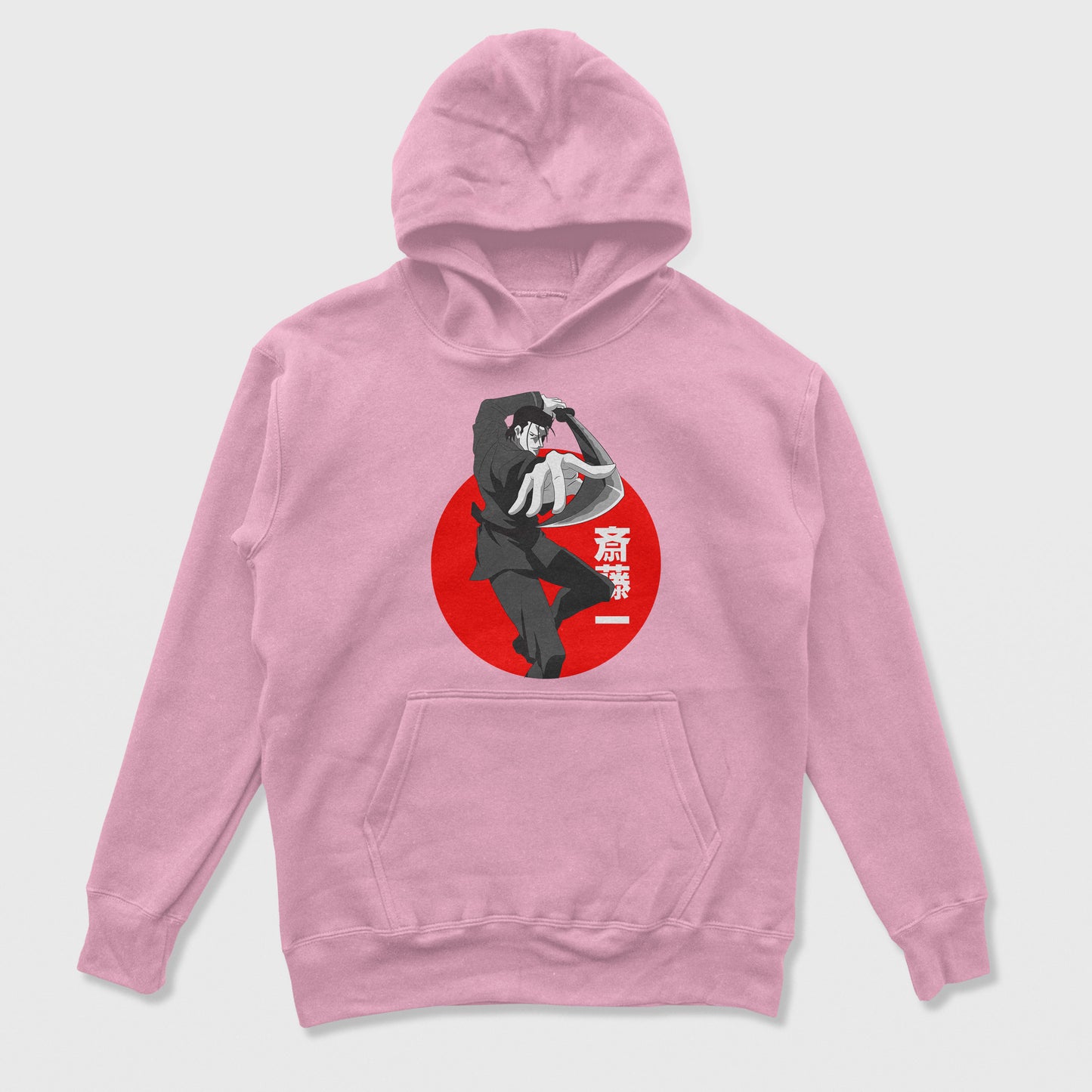 Moletom Canguru Hajime Saito Samurai X-rosa bebe