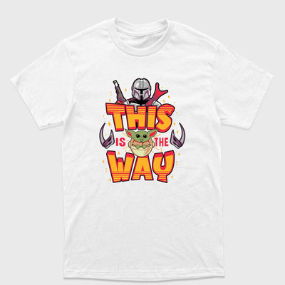 Camiseta Básica This is The Way Star Wars Branco