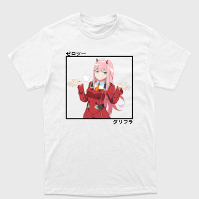 Camiseta Básica Zero Two Darling No Franxx