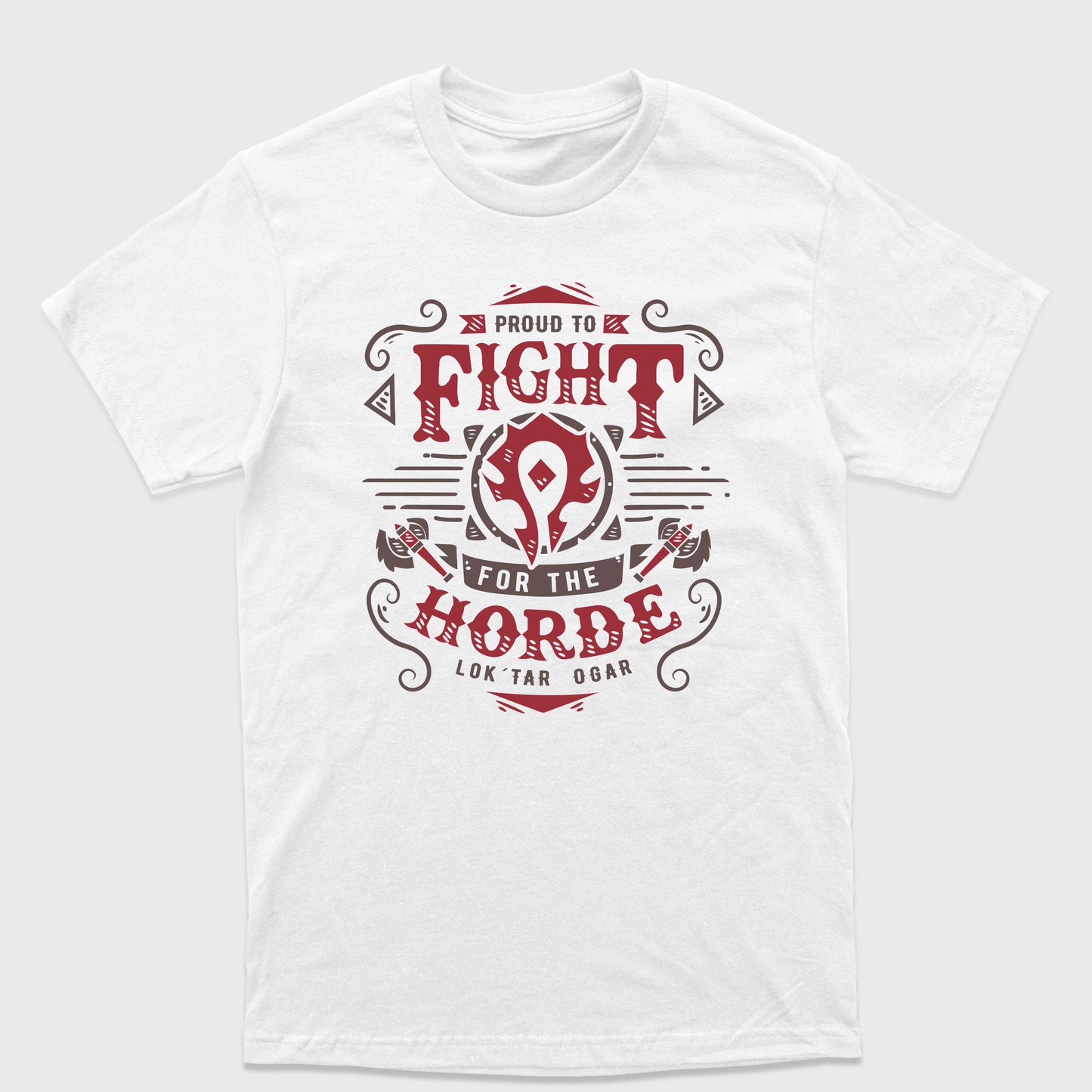 Camiseta Básica Fight for the Horde World of Warcraft