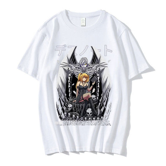 Camiseta Básica Misa e Rem Death Note