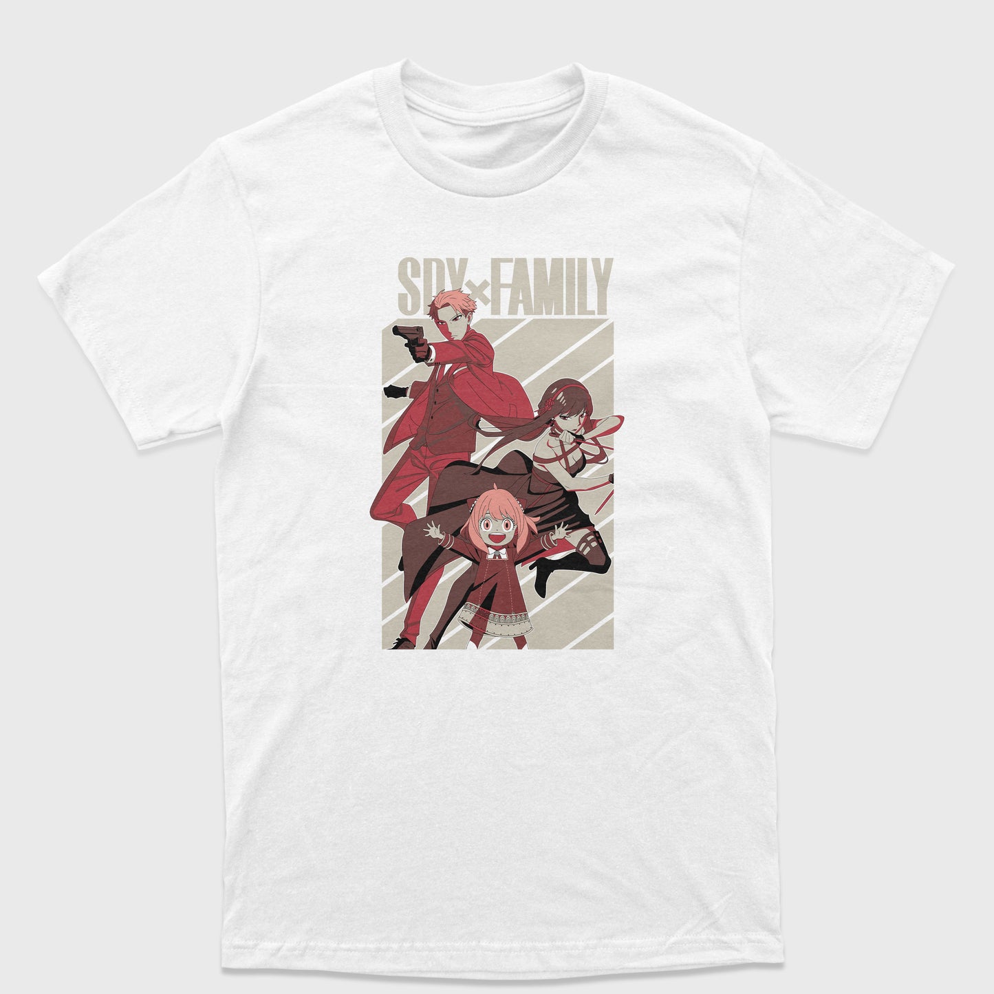 Camiseta Básica Spy x Family Anime