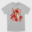 Camiseta Básica Erza Fairy Tail Cinza 