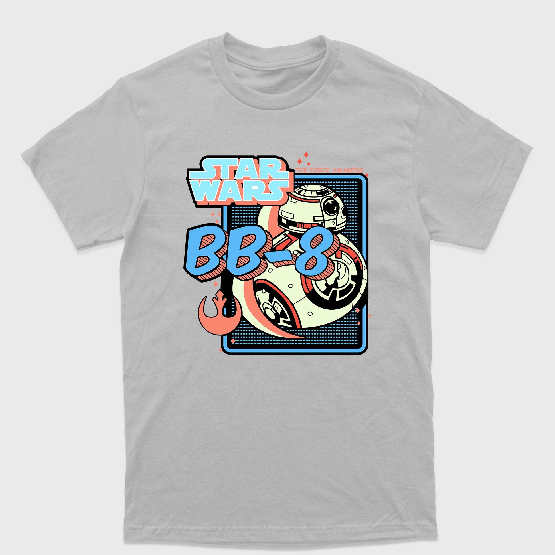 Camiseta Básica BB-8 Star Wars Cinza 