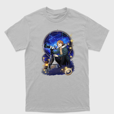 Camiseta Básica Tanizaki Junichirou Bungou Stray Dogs-cinza