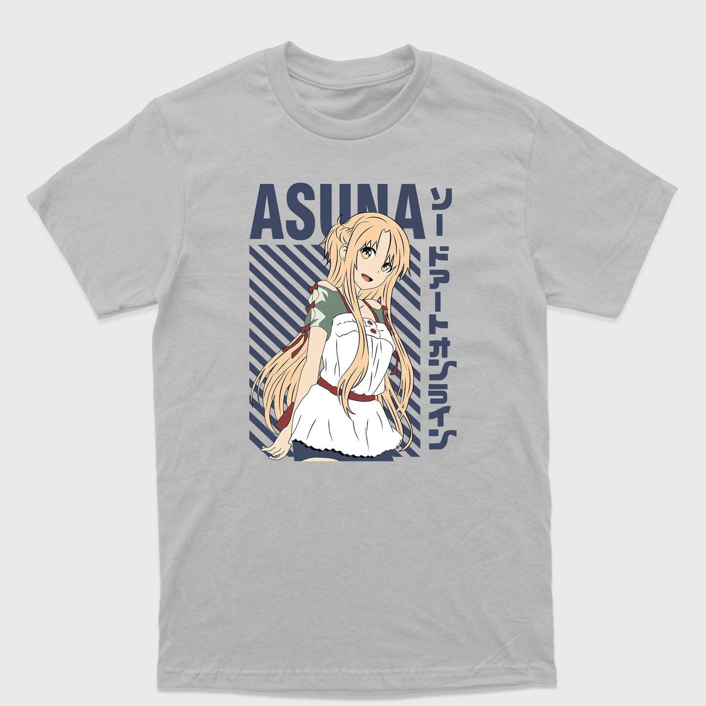 Camiseta Básica Asuna Sword Art Online Cinza