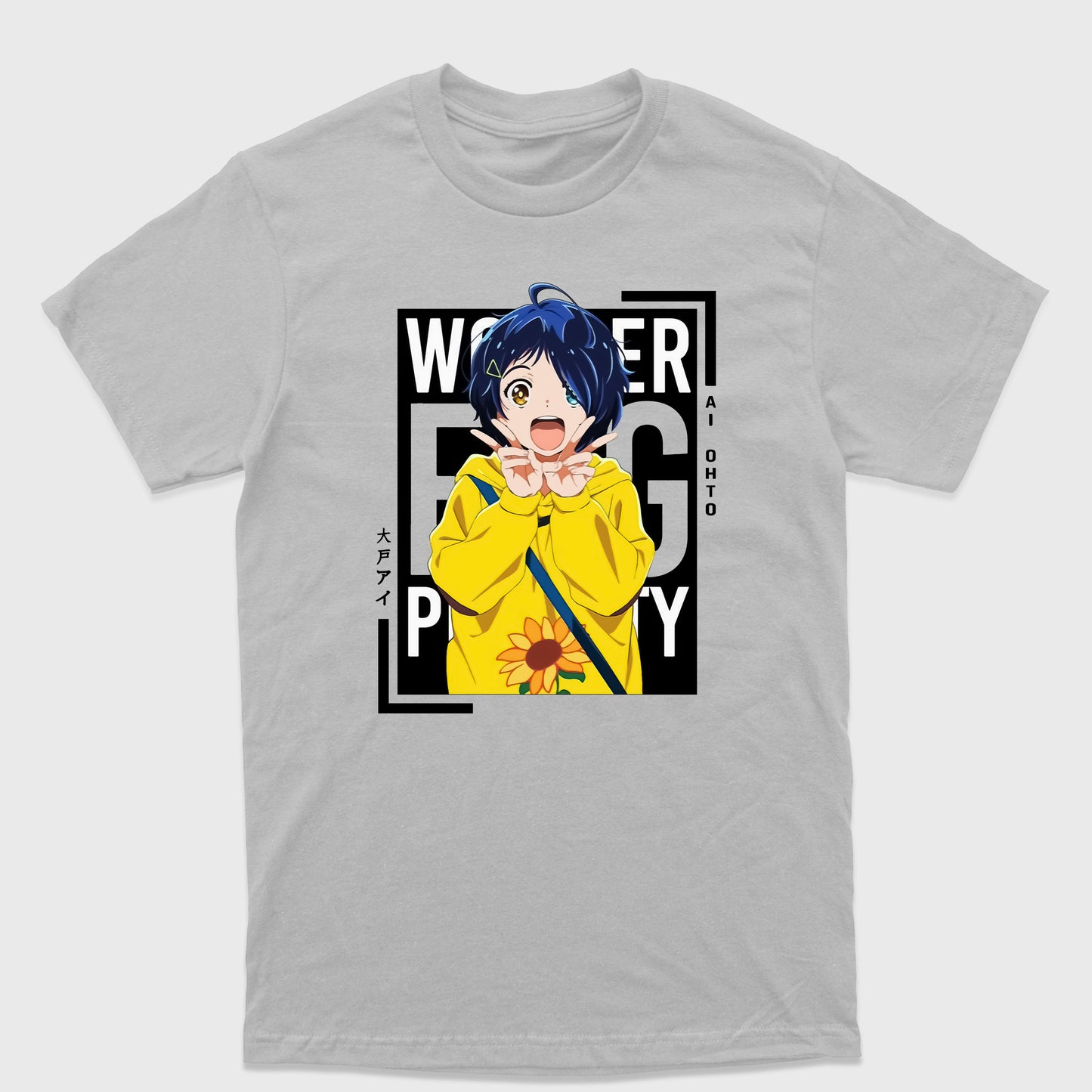 Camiseta Básica Ai Ohto Happy Wonder Egg Priority