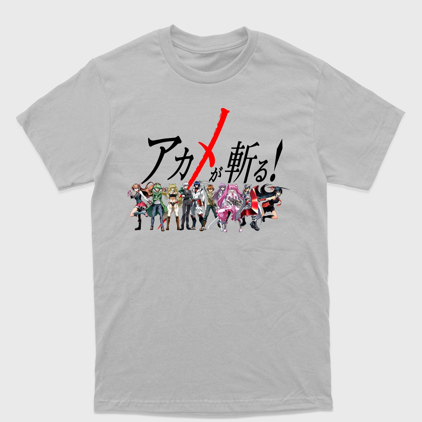 Camiseta Básica Akame Ga Kill Night Raid
